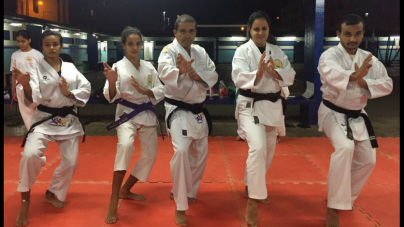 Família de karatecas do DF quer fazer história no Chile