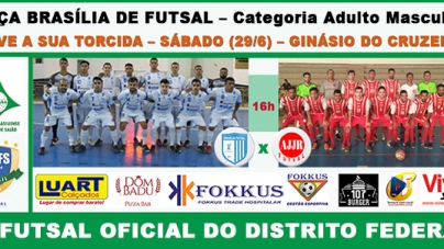 Brasília Futsal/Icesp e AJJR/APB decidem a Adulto Masculina