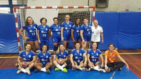Time feminino master de handebol da Aruc representará o Brasil no Master Handball World em 2020