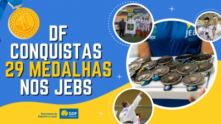 DF leva 29 medalhas em Jogos Escolares Brasileiros