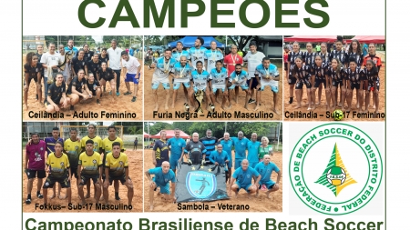 Decisões do Brasiliense de Beach Soccer movimentam a Aruc
