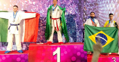 Gari do DF leva ouro em campeonato mundial de karatê na Europa