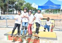Skate na Veia: Com manobras radicais e superação, modalidade estreia nas 11ª Olimpíadas da Ceilândia