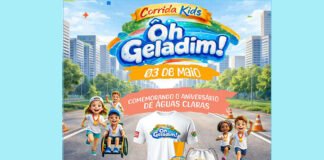 Corrida Kids “Ôh Geladim!” abre as comemorações dos 23 anos de Águas Claras com esporte, diversão e surpresas especiais para as nossas crianças.