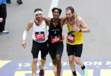 Brasileiro vira manchete por ato de empatia na Maratona de Boston