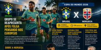 Brasil inicia preparação para oitavas da Copa contra Noruega