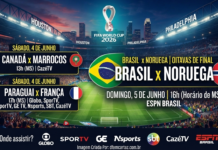 Copa do Mundo 2026: Horários e Onde Assistir aos Jogos das Oitavas de Final deste Sábado (04/07/2026)