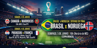 Copa do Mundo 2026: Horários e Onde Assistir aos Jogos das Oitavas de Final deste Sábado (04/07/2026)