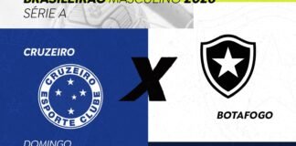 Nacional transmite Cruzeiro x Botafogo neste domingo Jogadores de Cruzeiro e Botafogo disputam a bola durante partida do Campeonato Brasileiro