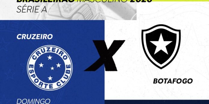 Cruzeiro x Botafogo pelo Campeonato Brasileiro Jogadores de Cruzeiro e Botafogo disputam a bola durante partida do Campeonato Brasileiro
