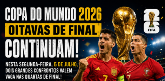 Espanha e Portugal, EUA e Bélgica jogam hoje pelas oitavas da Copa
