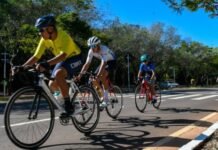 Fundesporte chama aprovados no Bolsa Atleta para assinar termo Atleta em treinamento representando os beneficiários do programa Bolsa Atleta