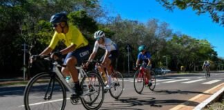 Fundesporte chama aprovados no Bolsa Atleta para assinar termo Atleta em treinamento representando os beneficiários do programa Bolsa Atleta