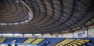 Futsal com prêmio de R$ 5 mil chega a Campo Grande em setembro Quadra de futsal do ginásio Guanandizão em Campo Grande