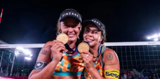 Dupla de sul-mato-grossense vence etapa do Circuito Mundial de vôlei de praia