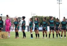 Fundesporte injeta R$ 267 mil no Estadual Feminino de futebol Jogadoras de futebol em campo durante partida do Campeonato Estadual Feminino