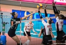 São Paulo recebe Mundial de Clubes de Vôlei feminino de novo Quadra de vôlei preparada para competição internacional em São Paulo