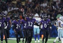 Chute no último segundo dá vitória aos Ravens sobre os Cowboys no primeiro jogo da NFL no Maracanã