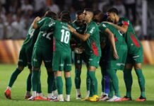 Palmeiras vence LDU com gol de Giay e abre vantagem nas quartas da Libertadores