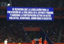 Fifa multa a Espanha e fecha parte do estádio por cantos islamofóbicos contra o Egito