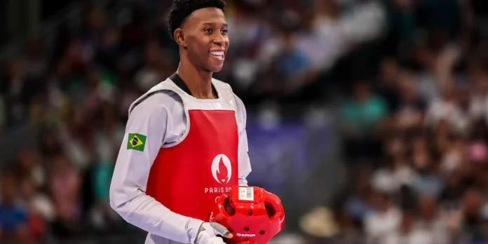 henrique-agenciabrasil Henrique Marques vira a final e conquista o 2º ouro do Brasil no Grand Prix de taekwondo em Paris
