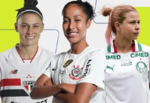 Prêmio TV Brasil Petrobras Para Elas: Bruna Calderan, Gi Fernandes e Fe Palermo disputam melhor lateral-direita Prêmio TV Brasil Petrobras Para Elas: Bruna Calderan, Gi Fernandes e Fe Palermo disputam melhor lateral-direita