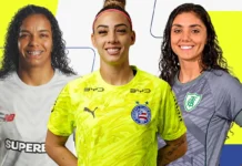 Yanne, Carlinha e Sandy são as finalistas a melhor goleira no Prêmio TV Brasil Petrobras Para Elas Yanne, Carlinha e Sandy são as finalistas a melhor goleira no Prêmio TV Brasil Petrobras Para Elas